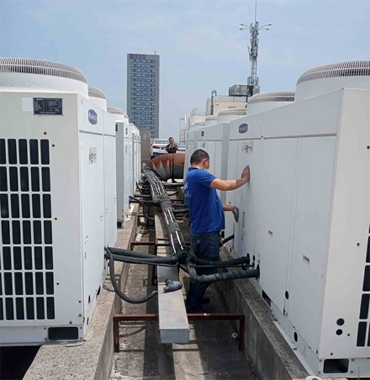 上甘岭中央空调制热和不制冷系统维修方法